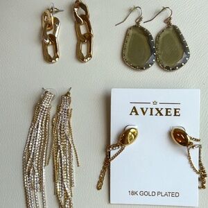 4 Pairs of Earrings